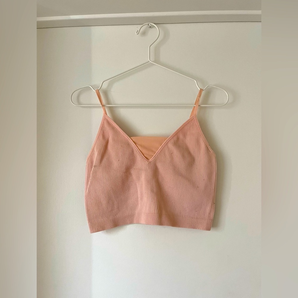 Forever 21 Pink Cropped Tank Top